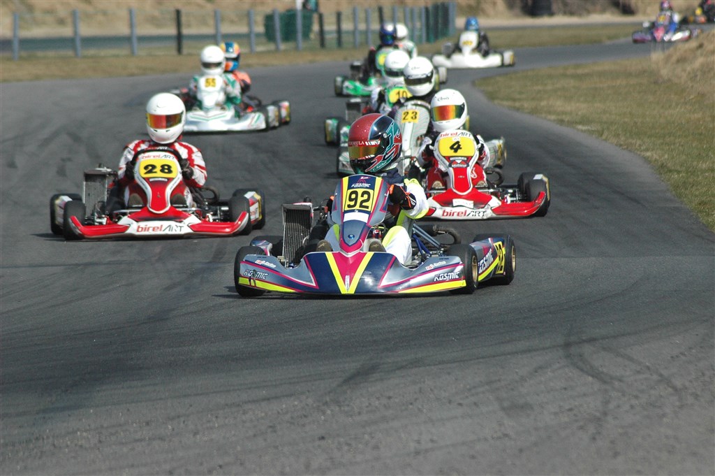 Christoffer Sachse(92) tog sejren i Rotax Senior